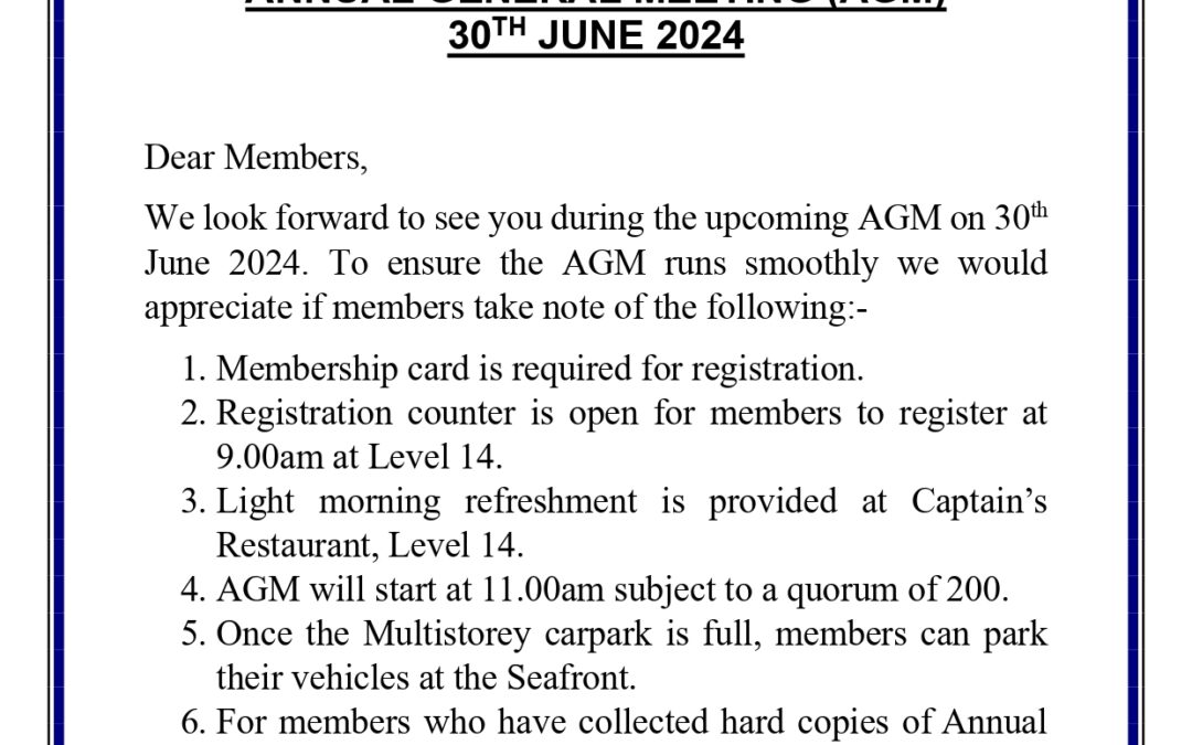 AGM Notice 30 June 2024
