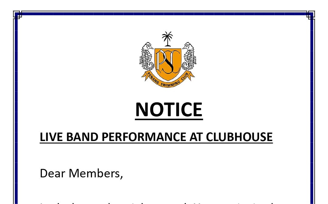 Band Notice Club House