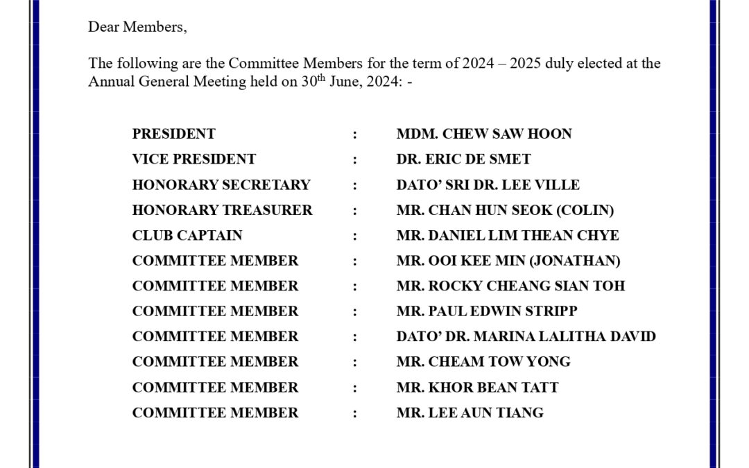Committee members 2024 – 2025