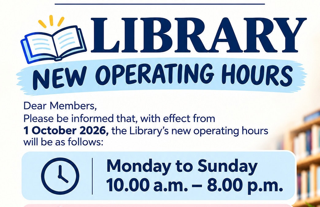 LIBRARY OPERATING HOURS